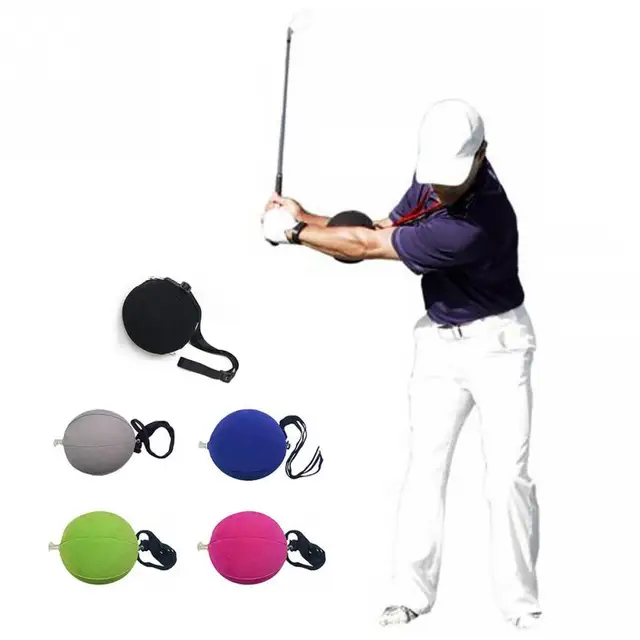 US $5.55 Outdoor Adjustable Training Aid Portable Beginner Sports Golf Inflatable Smart Ball Gesture Swing A