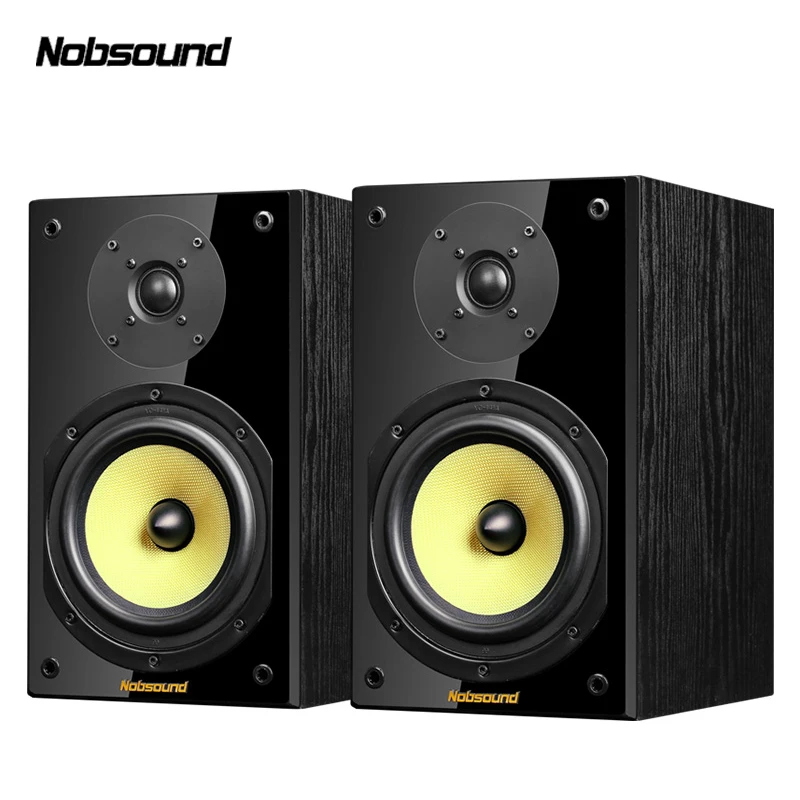 Nobsound искусственная древесина 100 Вт 1 пара 6 5 дюймовая книжная полка динамик s 2 0 HiFi