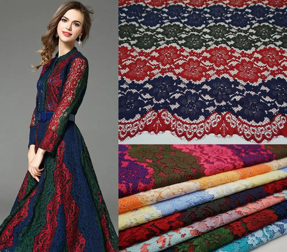 

150*150cm Tricolor Hollow Peony Flower Tassel Lace Cloth Guipure Lace Fabric For Apparel Sewing Wedding dress Diy Doll