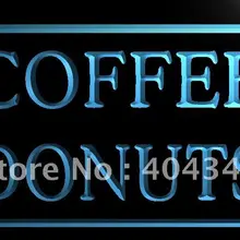 LK658-кофе пончики кафе открытый дисплей светодиодный неоновый свет знак