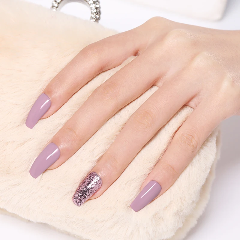 اور السكر 7.5 مللي روز الذهب هلام مسمار البولندية مسحوق لامع وردي الترتر نقع معطلة الأشعة فوق البنفسجية LED جل ورنيش طويلة الأمد مسمار الفن ماني...