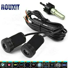 2 pcs Lâmpada Logotipo Do Carro Projetor Laser Fantasma Sombra Luz Bem-vindo LED Luz de Aviso De Porta Para Audi BMW Benz Ford toyota Volkswagen