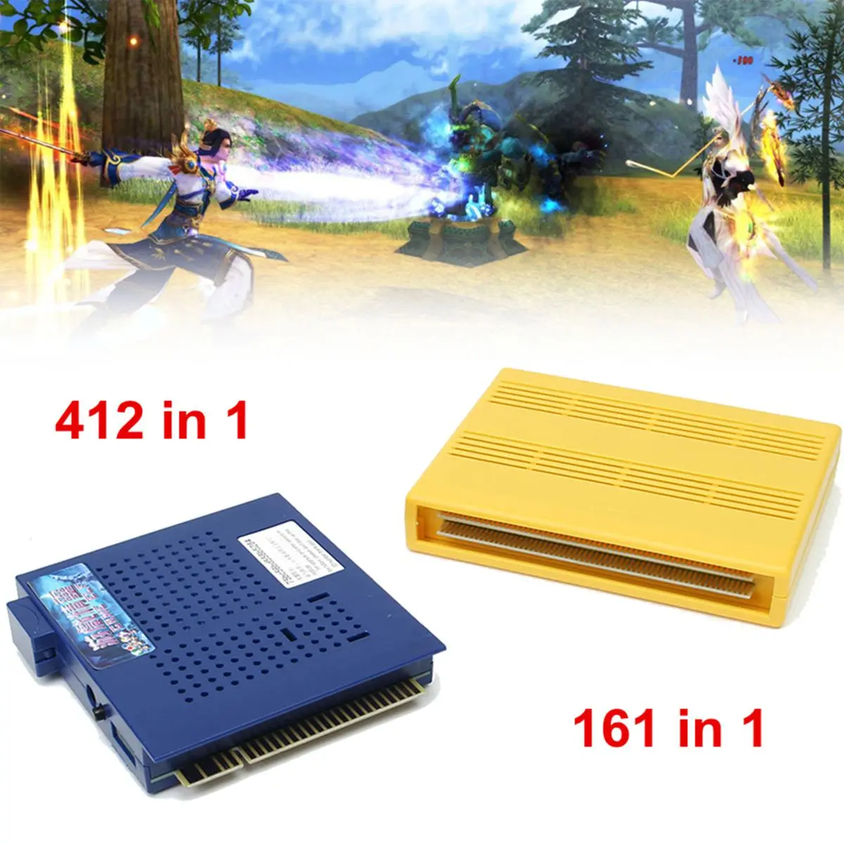 

Multi 412 in 1 PCB Game Cartridge Video Playing Board Box Support HD Video Games Console Motherboard Accessory Game Machine