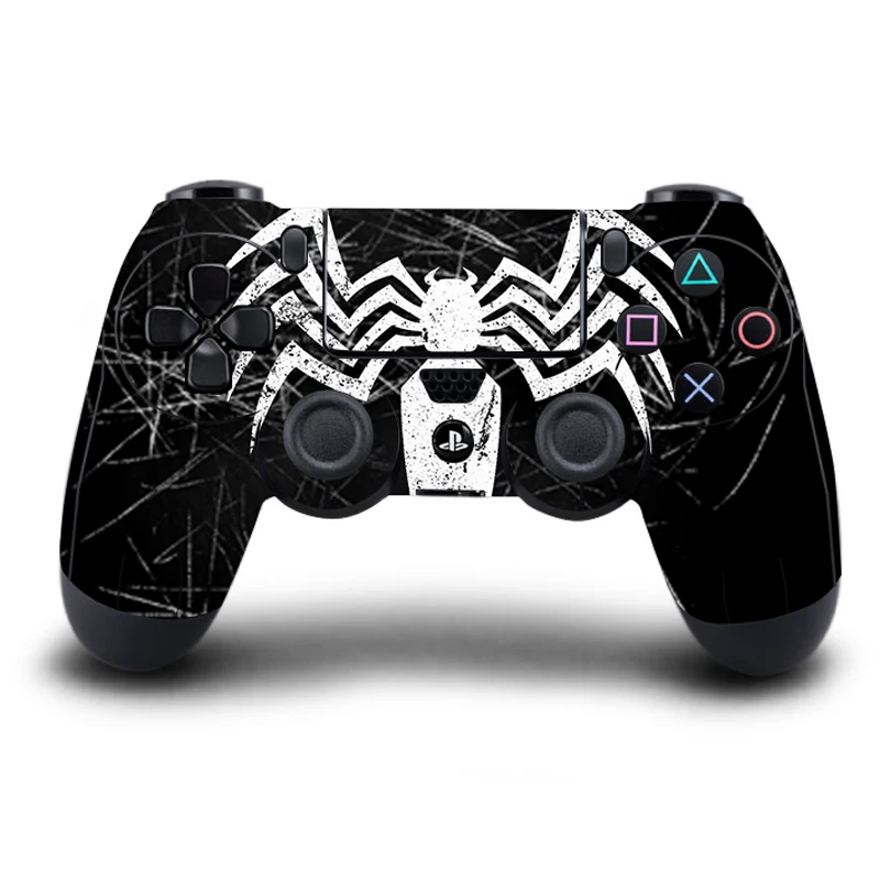 Venom Человек-паук полное покрытие контроллера наклейки для Playstation 4 Dualshock 4 геймпад виниловые скины наклейки игровая станция 4 кожа