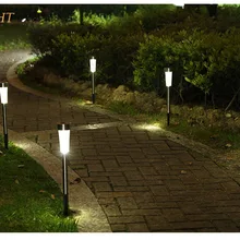 Светодиодный solarenergy Мощность газон лампа батарея Зарядка для сада парк украшения современный дизайн