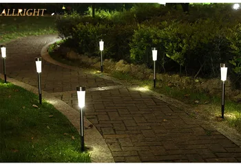 

LED solarenergy power lawn lamp battery charge for garden park decoration modern new design