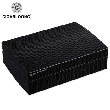 

CIGARLOONG Cigar Box Cigar Box Large Capacity Moisturizing Case Moisturizing Cabinet Double grid Storage Cigar CaseHH-9008