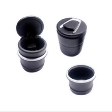 Автомобильный портативный пепельница светодиодный индикатор огнеупорный материал автомобильный Стайлинг для BMW универсальный держатель отсоединенный к канистрам хранения