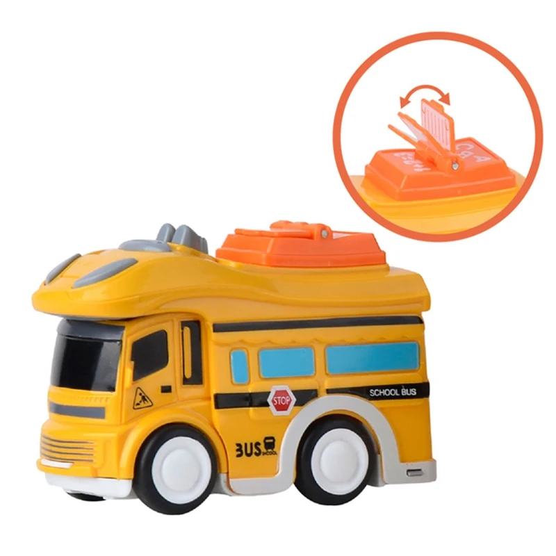 

3Pcs City Bus Inertial Cars Kids Toys Car Model Vehicles Baby Toy Layout Landscape Gift Boy Diecasts Toy Vehicles