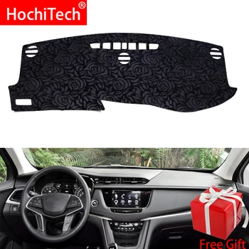 

Rose Pattern Non-slip Dashmat Dash Mat Dashboard Cover Pad Cover Carpet Car Sticker for Cadillac XT5 2016 2017 2018 Car Styling