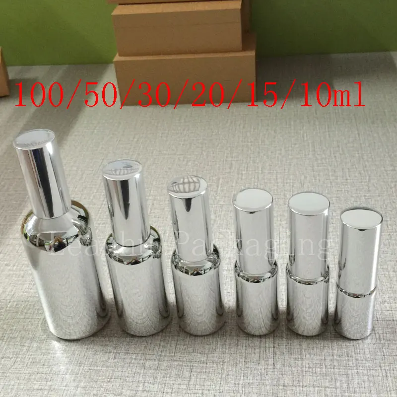 Wholesale Silver Women Perfume vial Empty Makeup Setting Spray Perfume