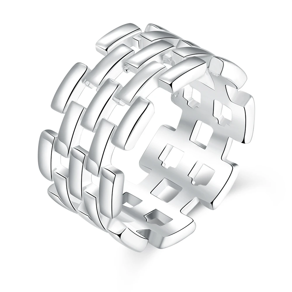 Personality geometry design hollow copper silver ring creative lady ball classic ring. | Украшения и аксессуары