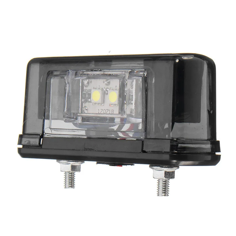 1 пара 12В 24В светодиодные автомобильные номерные знаки задние фары для