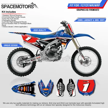 

MotoSpace Customized Team Graphics Backgrounds Decals 3M Stickers For YAMAHA YZF250FX 14-18 YZF250 2019 YZF450 14-17 18-19 072
