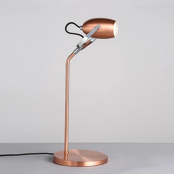

modern rose gold led table lamps rotatable desk lamp office study desk lamps living room bedside light ZA825425