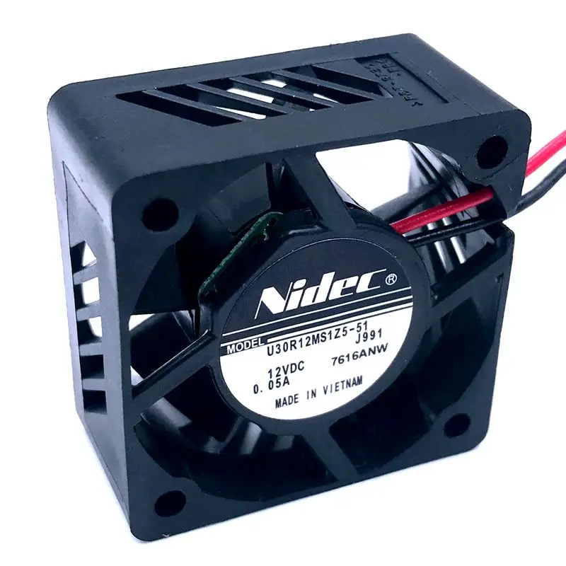 3D printer fan 30mm fan New Nidec U30R12MS1Z5 51 30*30*15mm 12V 0.05A ... - 3D Printer Fan 30mm Fan New NiDec U30R12MS1Z5 51 30 30 15mm 12V 0 05A Silent