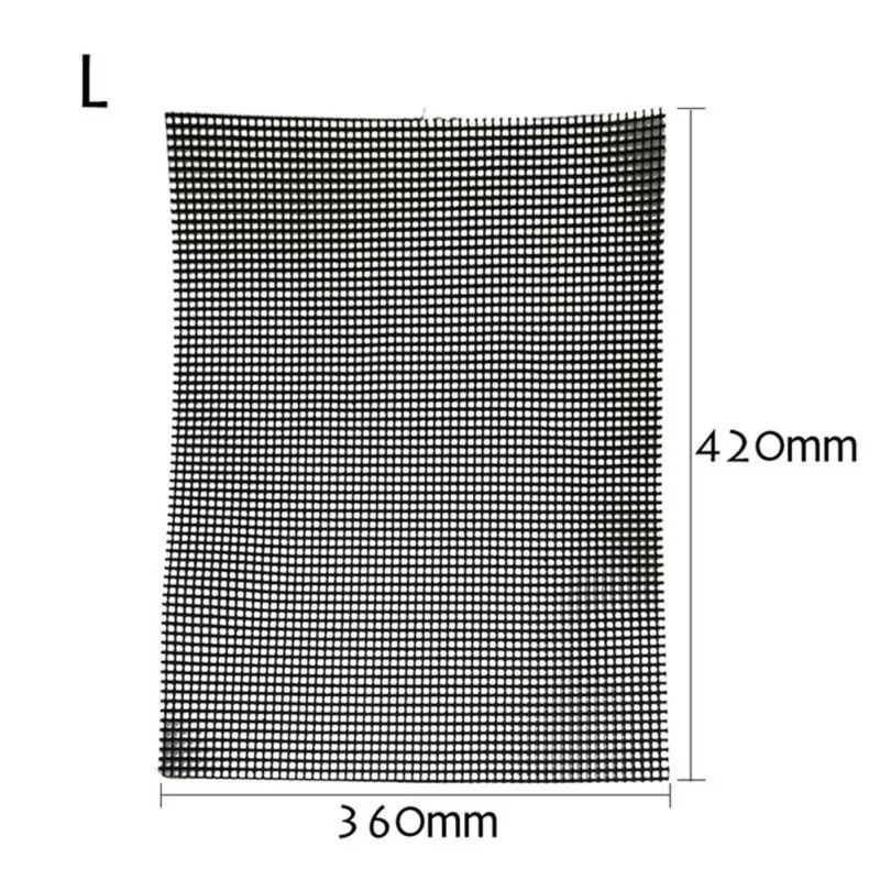 Чехол на Гриль барбекю коврик многоразовый антипригарный PTFE Mesh сетка для внутреннего наружного использования барбекю BQ Gill аксессуары - Цвет: L