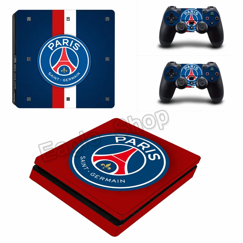 PSG Football Team Paris Saint Germain for PS4 Slim Console Stickers Olympique de Marseille Skin ...