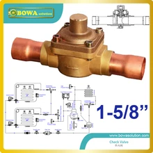 1-5/8″ plunger Check Valve with extended cupper tube select easy disassembly and assembly design & replace Emerson Check valve