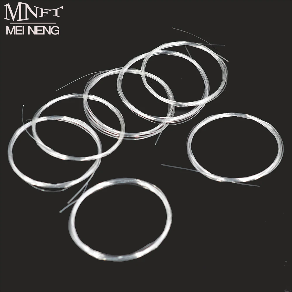 MNFT 2 PCS مستدق زعيم صنارة صيد السمك بذبابة الصيد الصناعية 9FT 0X 1X 2X 3X 4X 5X 6X بالوعة واضح النايلون خيط صنارة الصيد s