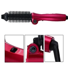 Складные керамические бигуди мини Анти-Горячая электрическая расческа для закручивания волос путешествия портативный нагреваемый керамический Утюг выпрямитель