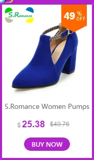 S.romance/женские ботинки новая модная классическая женская обувь на среднем каблуке, на шнуровке, с круглым носком, размера плюс 34-45 черный, бежевый, желтый, красный цвета, SB433