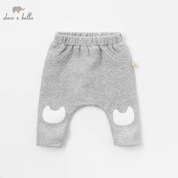 

DBM8585 dave bella winter autumn winter baby unisex pants children full length pants infant toddler gray trousers