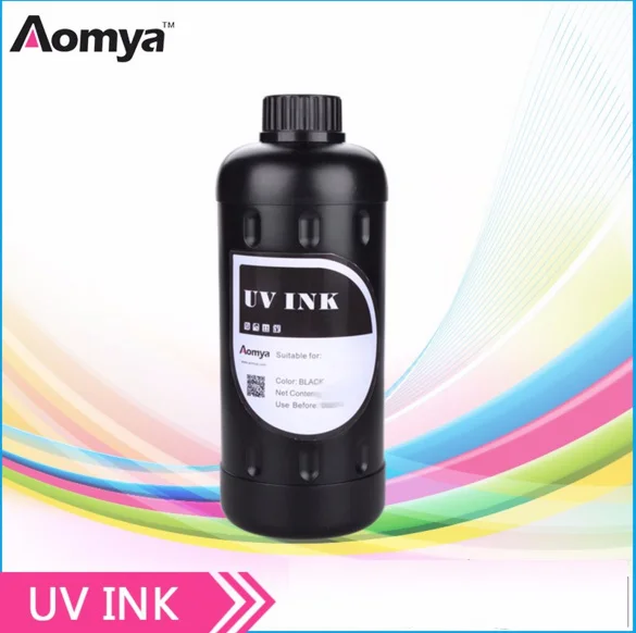 [Any 1 Color] Aomya 500ml UV Ink UV LED Ink for Epson Flatbed Printer 3D UV Printer for Epson R1800 R1900 4800 4880 7880 9880