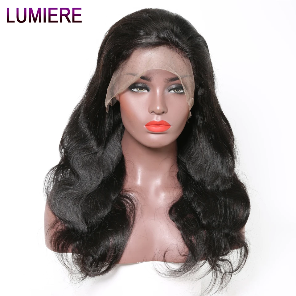 Lumiere Hair Lace Front Human Hair Wigs Malaysian Body Wave Remy Human