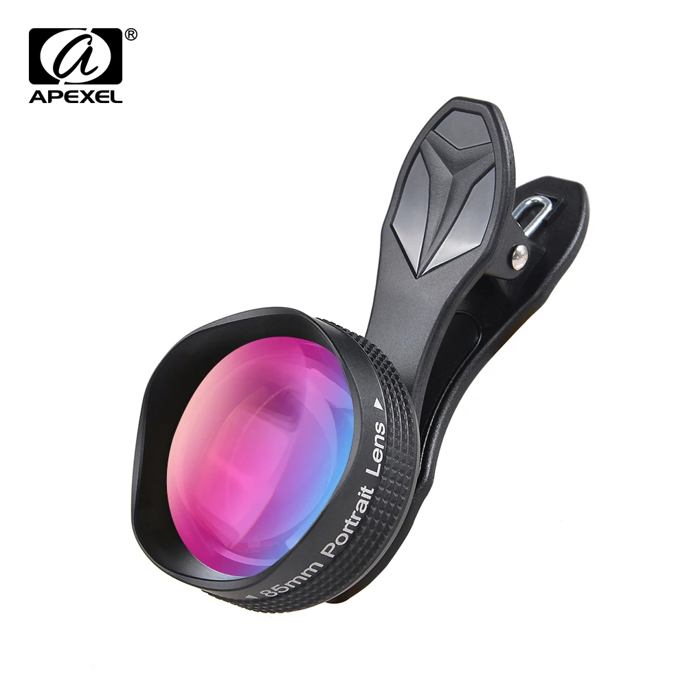 APEXEL 85mm Portrait Lens 3X HD Telephoto Lens Professional Mobile