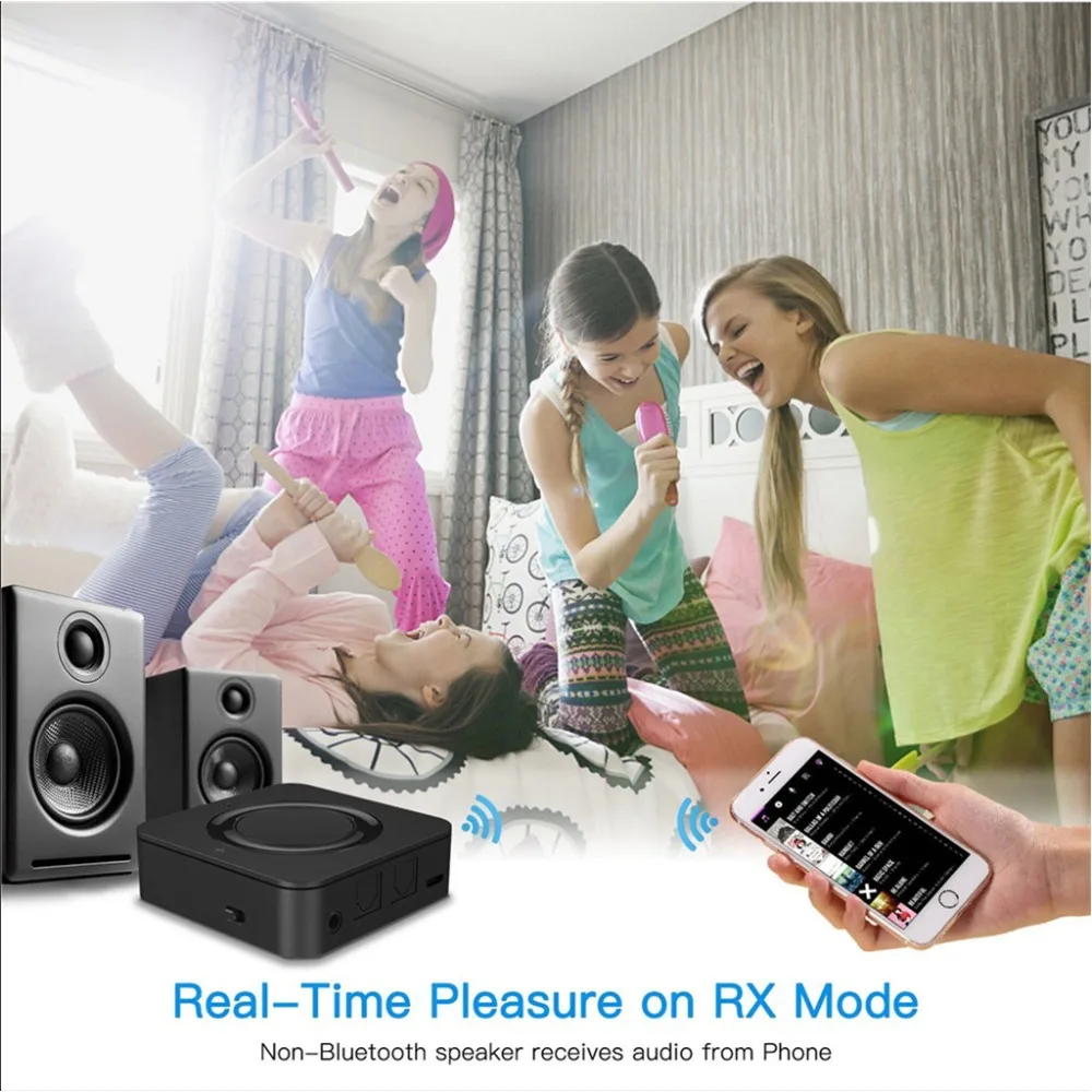 

Bluetooth 5.0 Audio Transmitter Receiver CSR8670 Aptx HD Adapter Optical Toslink 3.5mm AUX SPDIF for Car TV Home Headphones