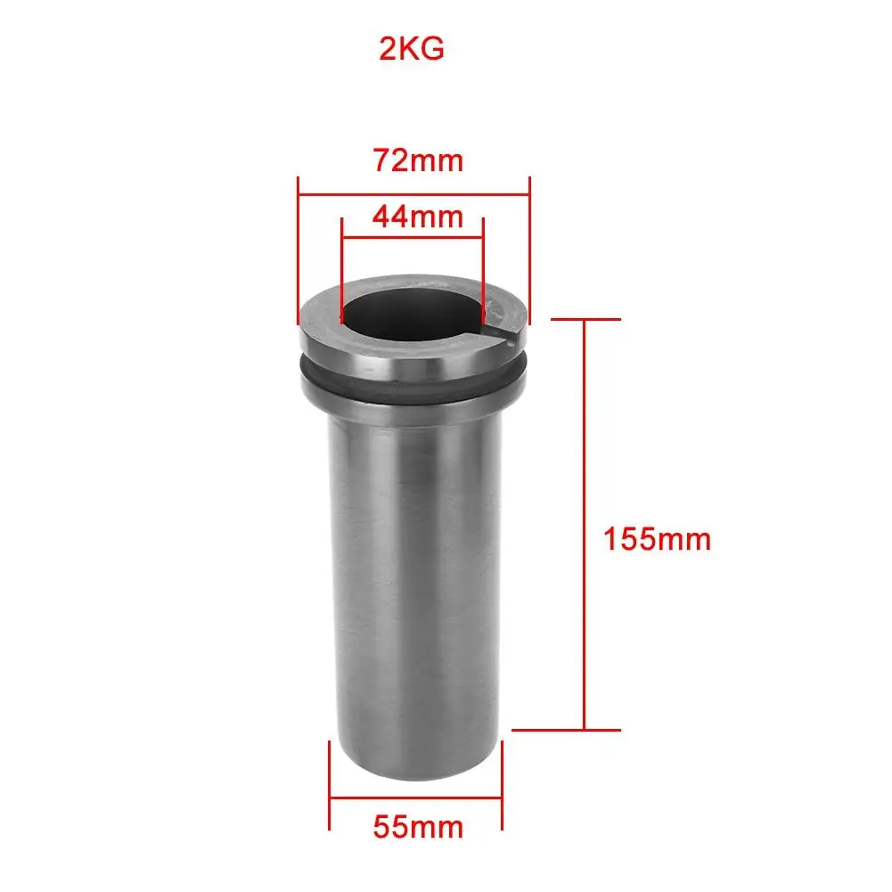 1 кг/2 кг/3 кг высокий чистый графитовый тигель чашка Металл золото серебро лом плавильной печи Литье Плесень Ювелирный инструмент для плавления ювелирных изделий - Цвет: 2kg