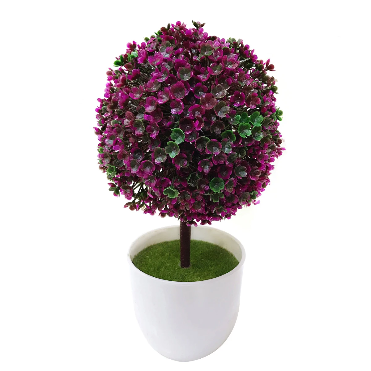 

BESTOYARD Artificial Plants Ball Simulated Plant Decorative Bonsai Plastic Flower Ball for Home Decoration