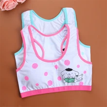 Новинка, Милая Кружевная майка хлопковый топик для девочек при разработке Детский мир, Майки для девочек, с милым рисунком белье с изображением героев мультфильмов F0091