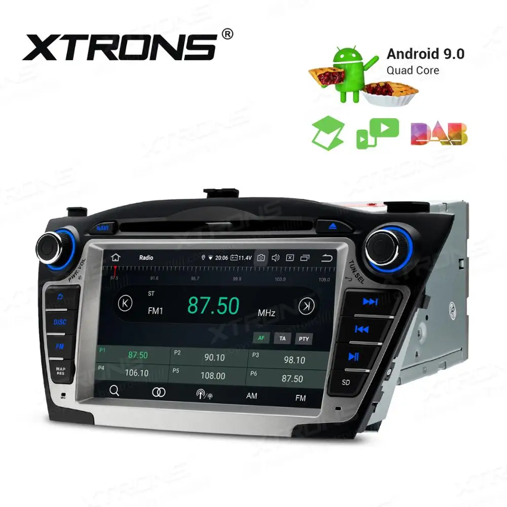Best 7" Android 9.0 Pie OS Car DVD Multimedia GPS Radio for Hyundai Tucson 2009-2015 & ix35 2009-2015 with Car Play Function Support 2