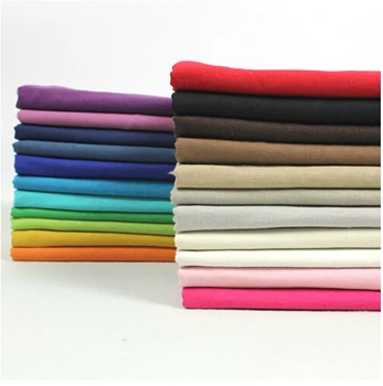 

#1133 3m/lot 140cm width Pure plain solid color linen&cotton material bamboo clothing curtain apparel fabrics