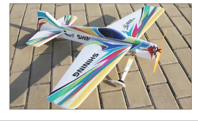 Сияющий 3D EPP самолет размах крыльев 990 мм радиоуправляемая модель самолета