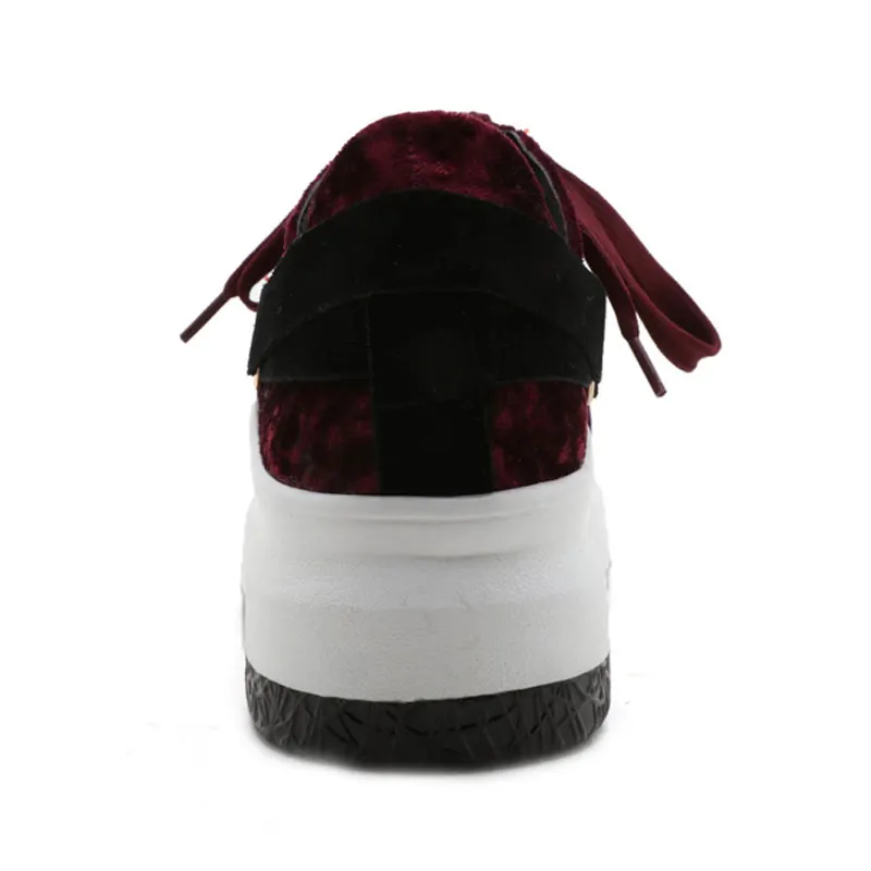 Sécurité Plat Lacets À Couleur Troupeau blue Taille Grande red Air De Black Plein forme Femmes green Plate Solide Chaussures Filles Daitifen Doux Mujer 4 Appartements En Zapatillas Xq7YUTwS
