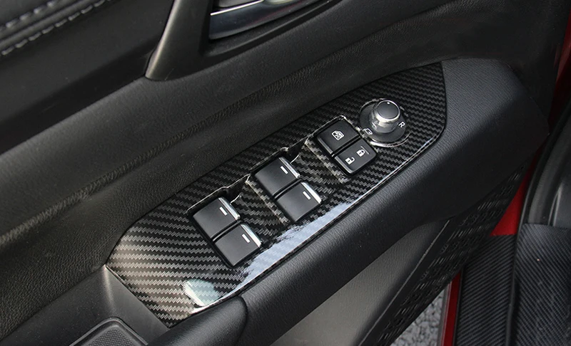 for-Mazda-CX-5-CX5-2017-2018-Carbon-Fiber-black-ABS-Accessories-Interior-CAR-Door-Window (1)