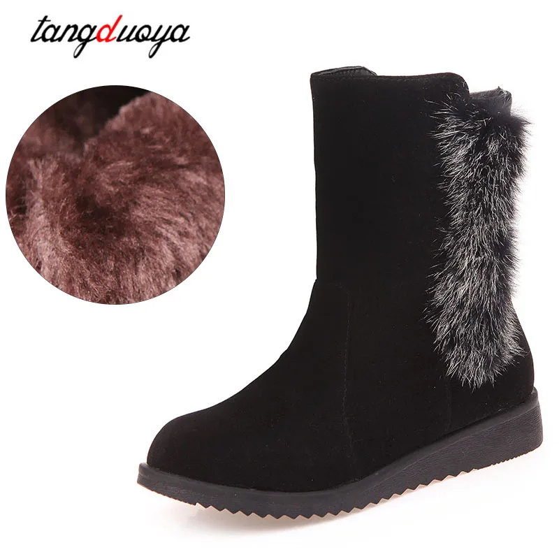 plush shoes ladies snow boots women winter shoes women big size boots