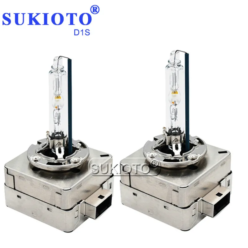 SUKIOTO Car Headlight Bulbs Xenon D4S D3S D2S D1S All Metal Base Claw hid xenon light lamp 4300K 5000K 6000K 8000K 5500K AC 35W (3)