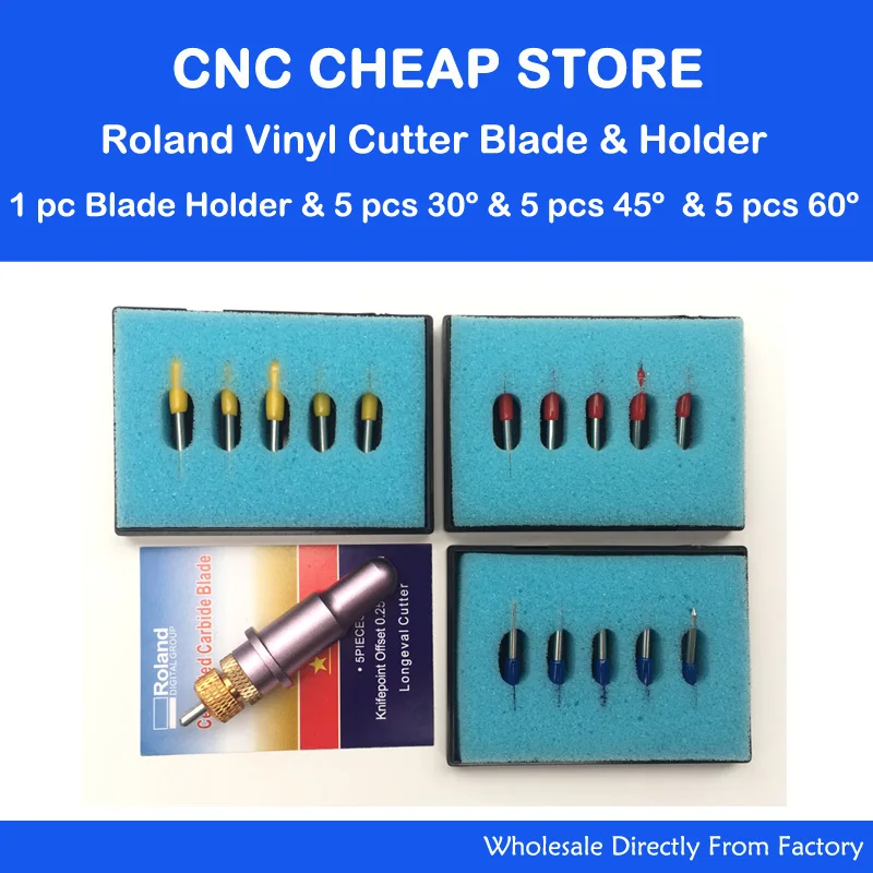 12mm Cutting Holder for Roland 30/45/60° Cutting Plotter Vinyl Cutter 