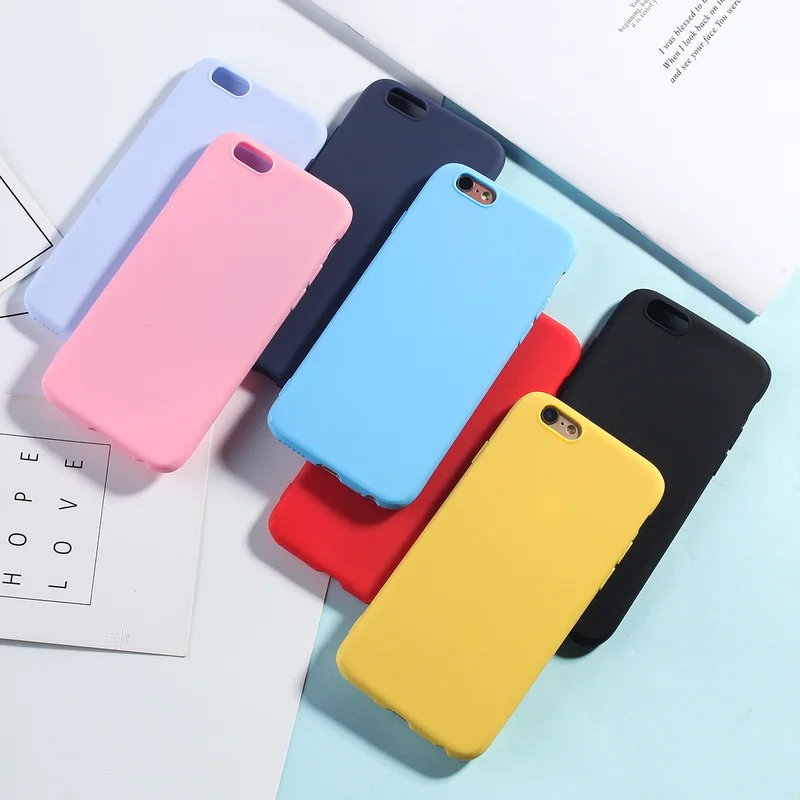 Конфеты Макаруны цветной чехол для телефона iPhone 6 роскошный силиконовый мягкий