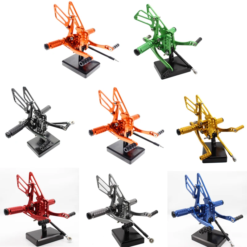 

For SUZUKI GSXR1000 GSXR GSX-R 1000 K5 K6 2005 2006 Accessories Adjustable Motorcycle Rearset Foot Rests Rear Set Foot Pegs