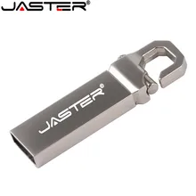 JASTER металлическая USB флеш-накопитель 4 ГБ 8 ГБ 16 ГБ 32 ГБ ручка из нержавеющей стали привод водонепроницаемая карта памяти USB 2,0 usb диск флешка