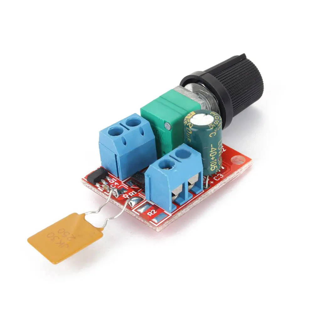 

Mini DC Motor PWM Speed Controller 3V-35V 90w Speed Control Switch LED Dimmer Modules