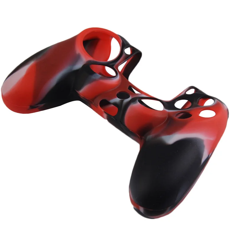 

Hot sale Camouflage Silicone Case Skin Cover for PS4 Controller Red Black White Wholesale Price L3EF