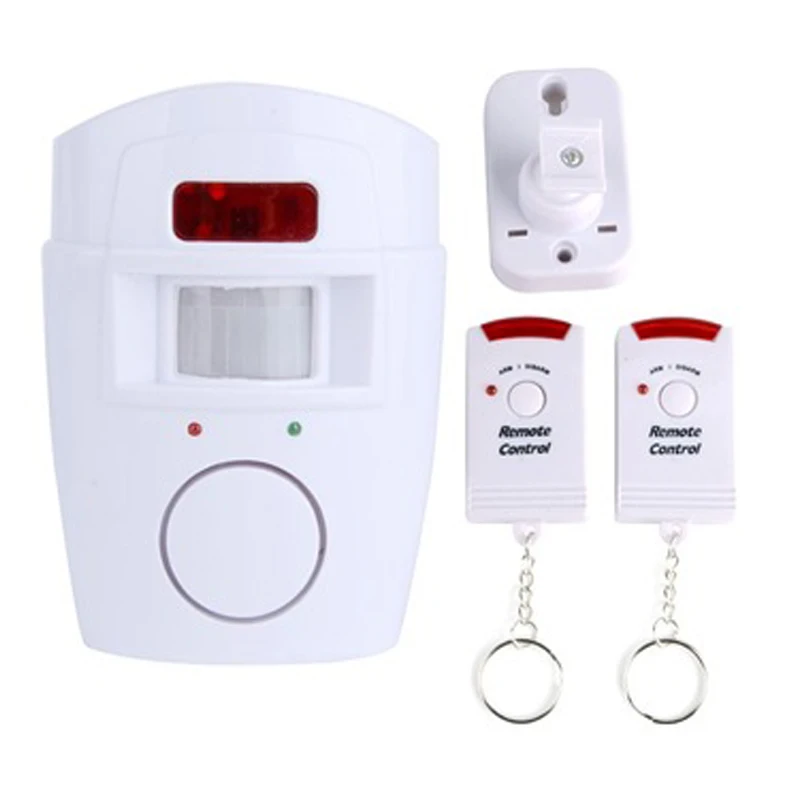 Wireless PIR Infrared Motion Sensor Alarm Detector 2pcs ...
