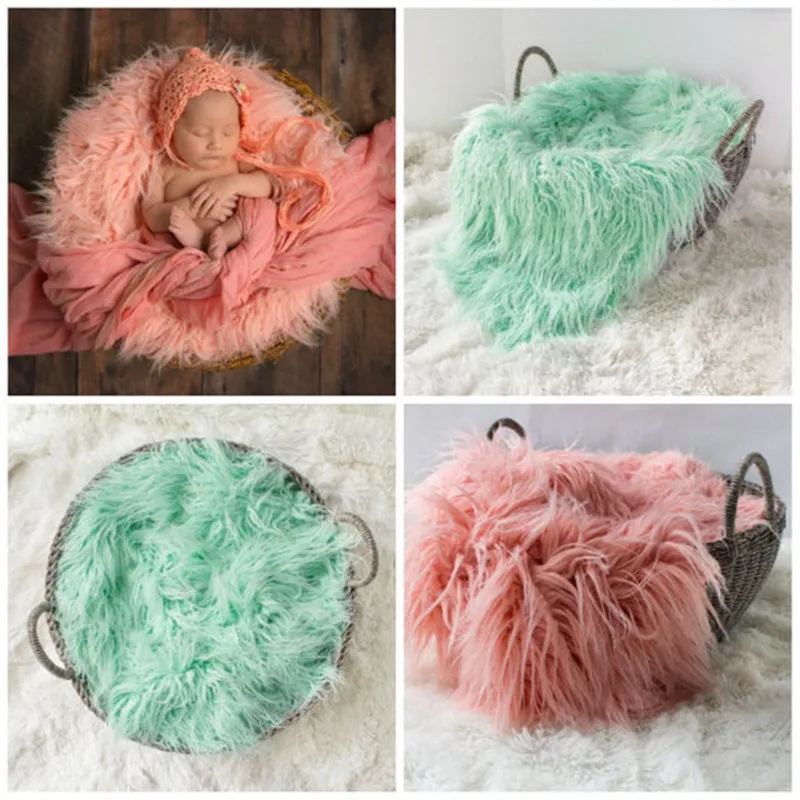 Одеяло из искусственного меха 60x50 см|newborn photography props|newborn photographyphotography newborn |