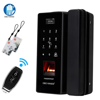 

OBO Biometric Fingerprint Electric Lock Access Control Door Locks System RFID Keypad Password Remote Control Unlocking Bolt Lock